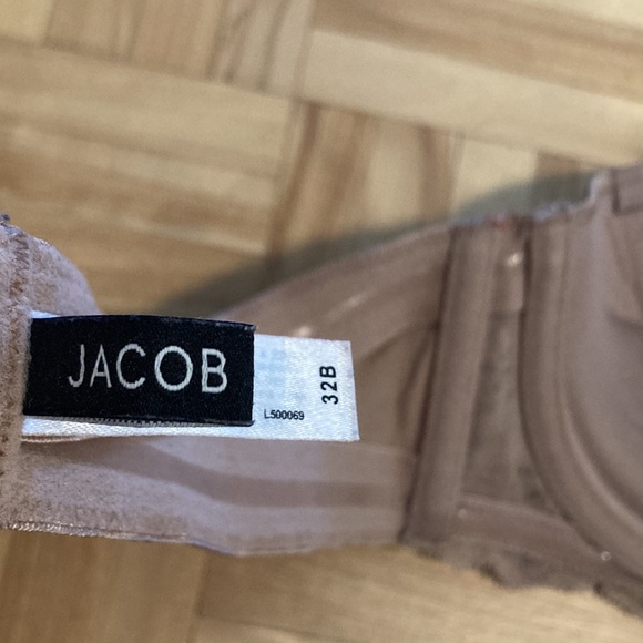 Jacob lingerie strapless bra pushup dark beige - Picture 6 of 6